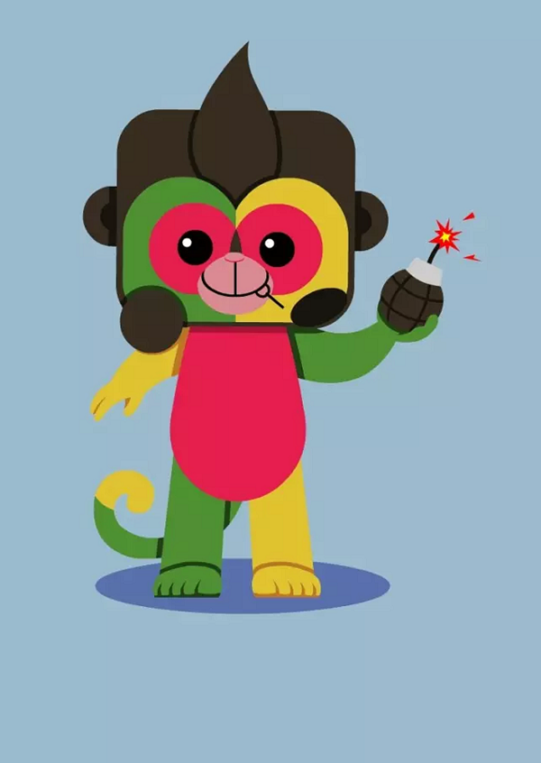 我是世界上唯一红绿灯变成的猴子,我愿意做你人生道路上的红绿灯,用